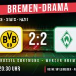 Borussia Dortmund gegen Werder Bremen 2:2 – Spielanalyse