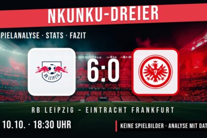 RB Leipzig gegen Eintracht Frankfurt 6:0 – Spielanalyse
