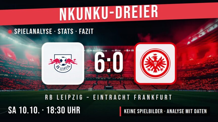 RB Leipzig gegen Eintracht Frankfurt 6:0 – Spielanalyse