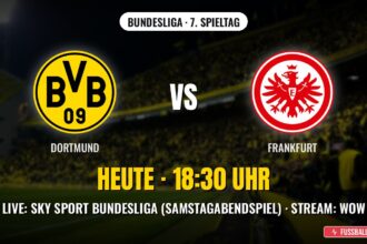 Borussia Dortmund gegen Eintracht Frankfurt
