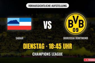 Sabah gegen Borussia Dortmund