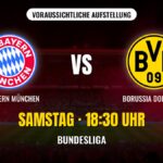 FC Bayern München gegen Borussia Dortmund