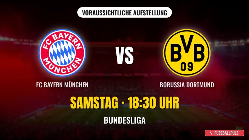 FC Bayern München gegen Borussia Dortmund