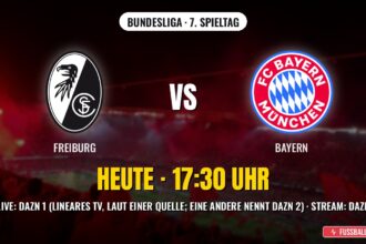 SC Freiburg gegen FC Bayern München