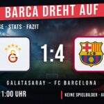 Galatasaray gegen FC Barcelona 1:4 – Spielanalyse