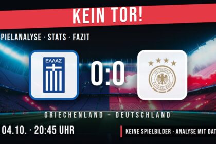 Griechenland gegen Deutschland 0:0 – Spielanalyse