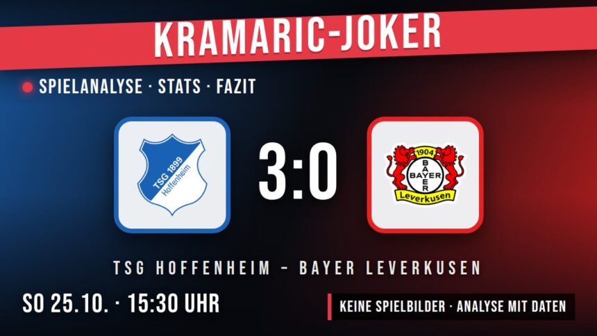 TSG Hoffenheim gegen Bayer Leverkusen 3:0 – Spielanalyse
