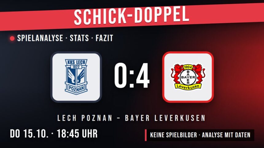 Lech Poznan gegen Bayer Leverkusen 0:4 – Spielanalyse