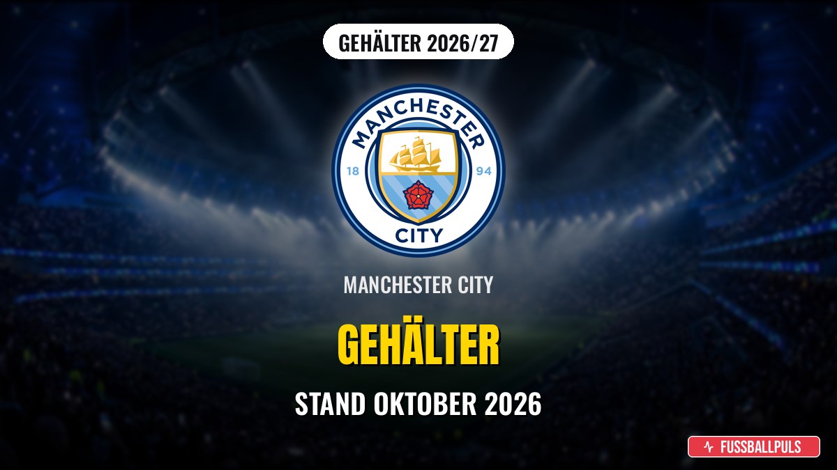 Manchester City Gehälter 2026/27: Das verdienen die Stars