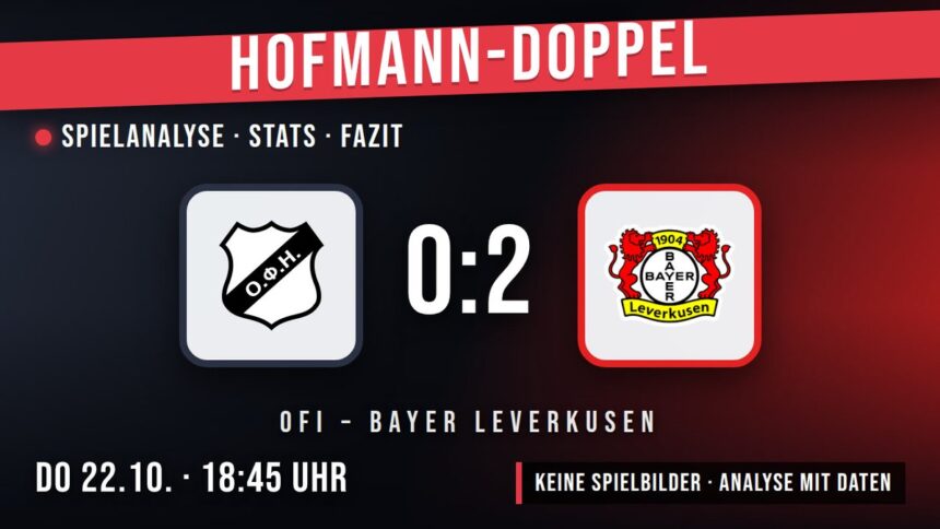 OFI gegen Bayer Leverkusen 0:2 – Spielanalyse