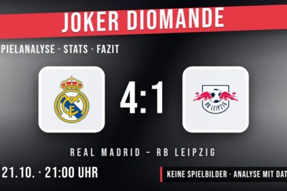 Real Madrid gegen RB Leipzig 4:1 – Spielanalyse