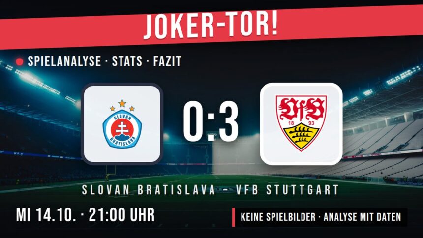 Slovan Bratislava gegen VfB Stuttgart 0:3 – Spielanalyse