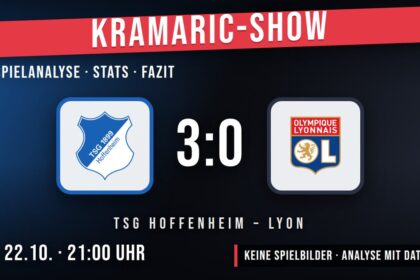 TSG Hoffenheim gegen Lyon 3:0 – Spielanalyse