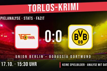 Union Berlin gegen Borussia Dortmund 0:0 – Spielanalyse
