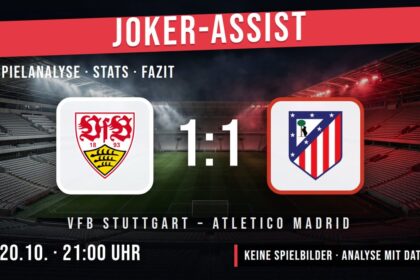 VfB Stuttgart gegen Atlético Madrid 1:1 – Spielanalyse