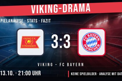 Viking gegen FC Bayern 3:3 – Spielanalyse